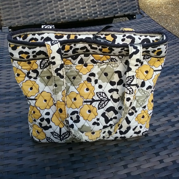 yellow vera bradley lunch bag